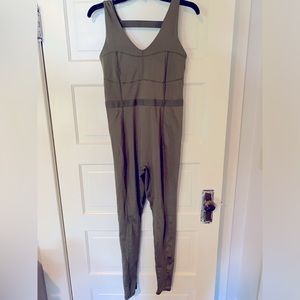 Fabletics onesie dark moss size medium
